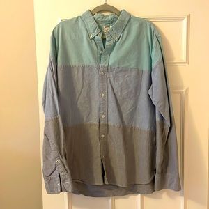 Bonobos Men’s Tri-Color Oxford Shirt. Size XL Slim Fit